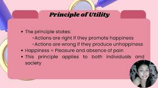 LESSON 5 Utilitarianism: Consequentialist Framework