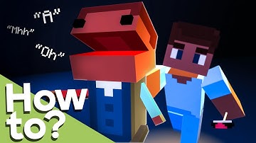 How to: LIP-SYNC Characters in MINECRAFT (Blockbuster + LectorLips 2.0) | BB Shorts