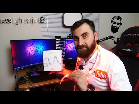 საუკეთესო RGB განათება ჩვენი SETUP -სთვის?? Eve Light Strip (UNBOXING)