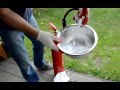 How to Make Dry Ice With a Fire Extinguisher - Science experiment with dry ice CO2