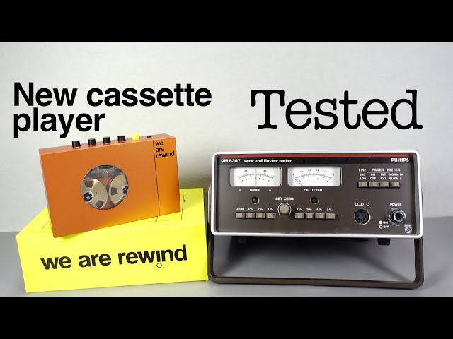 We Are Rewind: Portable Cassette Player w/ Bluetooth —