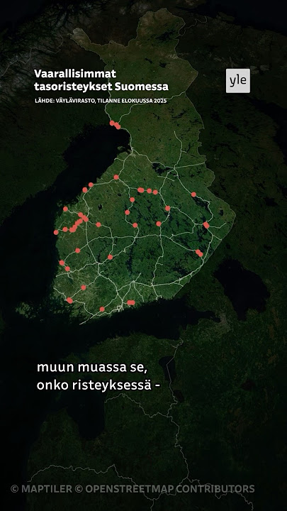 Tässä Suomen vaarallisimmat tasoristeykset