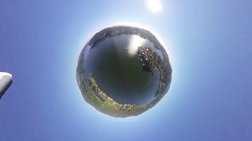 Insta 360 One on Drone Tiny Planet