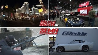 Motive DVD SEMA Tour - Teaser - Fast cars, parties and gun range!