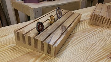 Box Joint Challenge Coin Display