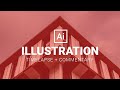 Making of Architectural Illustration in Adobe Illustrator | Digital Illustration Tutorial &amp; SpeedArt