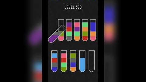 Water sort puzzle level 350