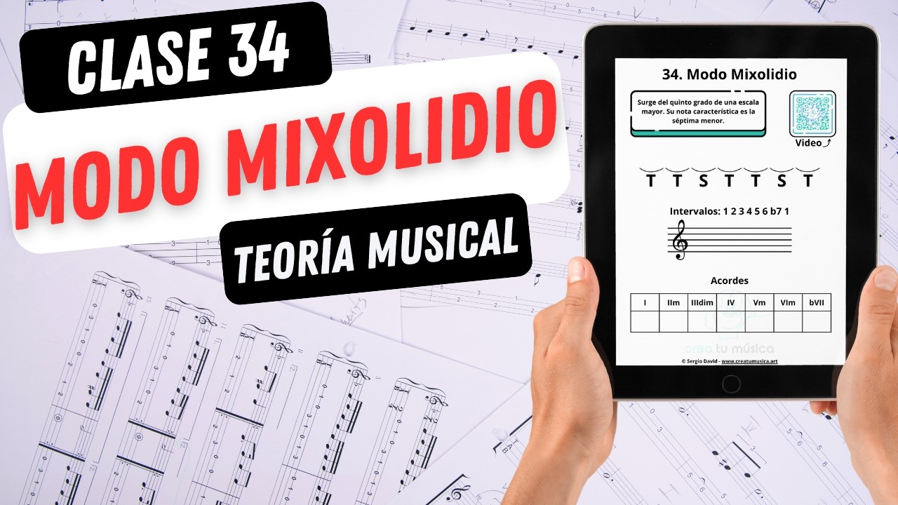 Modo Mixolidio - Curso de Teoría Musical Clase 34