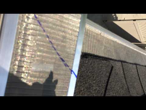 Easy On Gutterguards - quick - how to cut outside corner