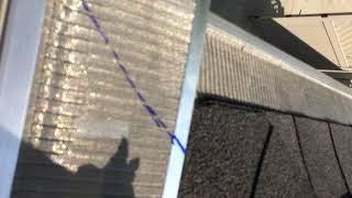 Easy On Gutterguards - quick - how to cut outside corner