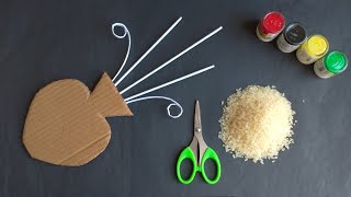 Unique Wall Hanging Craft | Best Out of Waste Cardboard | Home Decor Idea