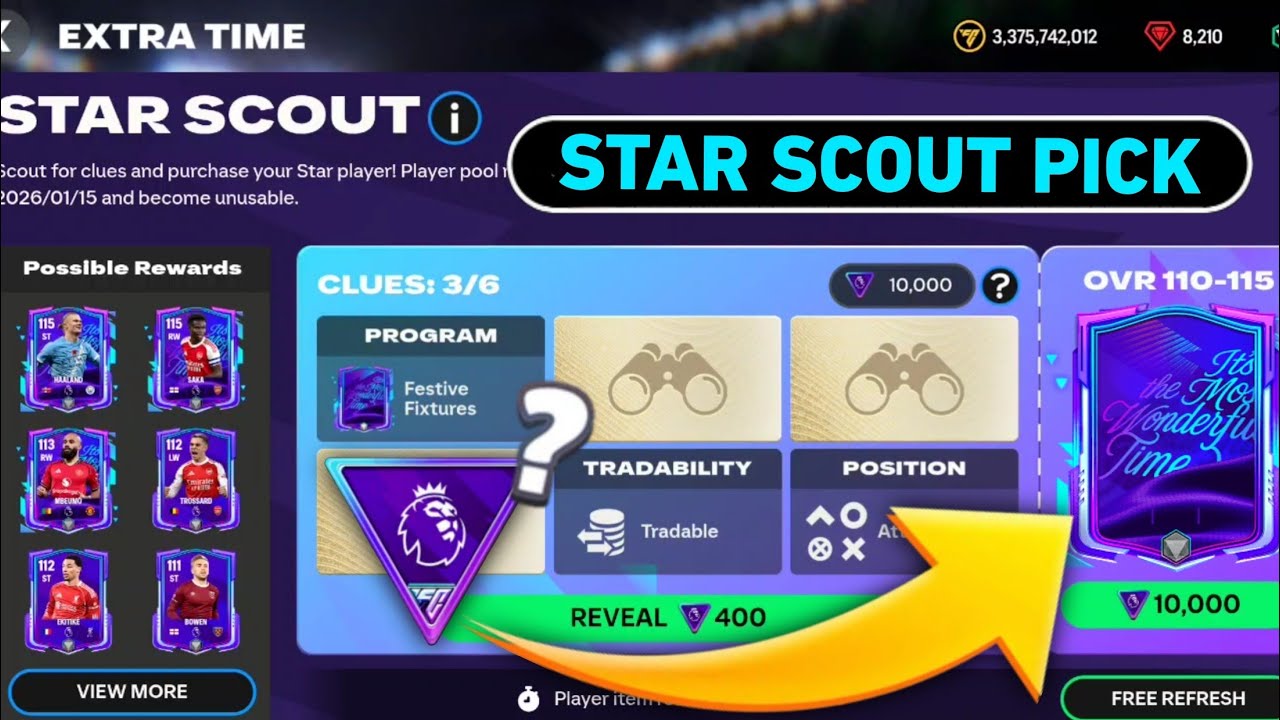 HOW TO OPEN 10000 FESTIVAL FIXTURES TOKEN STAR SCOUT PICK FC MOBILE 26 | NEW REDEEM CODE FC MOBILE!