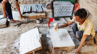Aluminium Plate Sand Casting Process in Small Industries || Indian Factory Gate