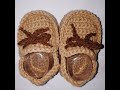 Crochet shoes -- Loafer shoes for baby