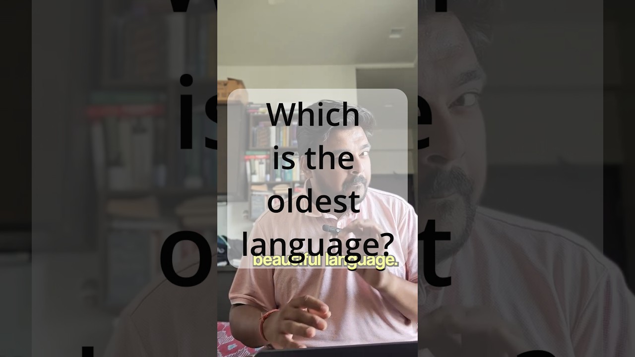 Which is the oldest language in the world?