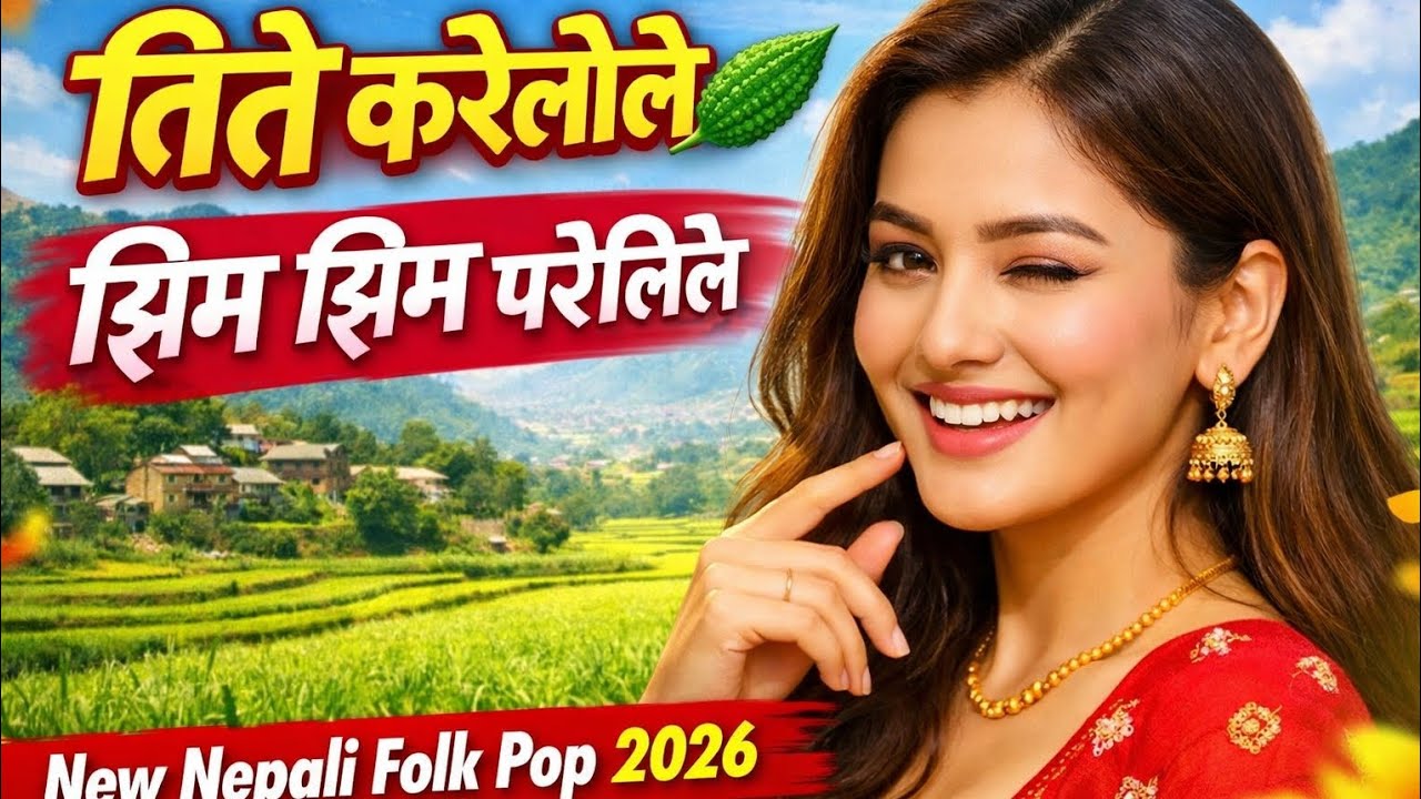 तिते करेलीले 🍃 | झिम झिम परेलिले | New Nepali Folk Pop Song 2026