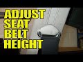 Seat Belt Height Adjustment VW Golf