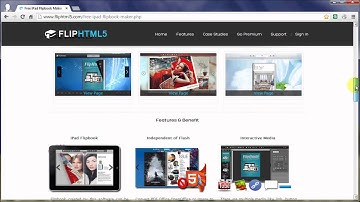 Flip HTML5 Free iPad Flipbook Maker