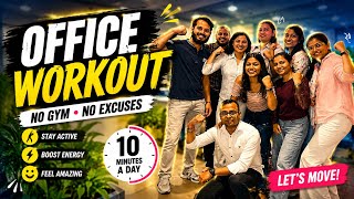 Office workout Routine Stay Fit at Work in 10 Minutes