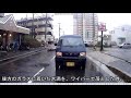 撮影車の後方ドラレコに気が付いて？信号無視で逃げる軽4箱バン