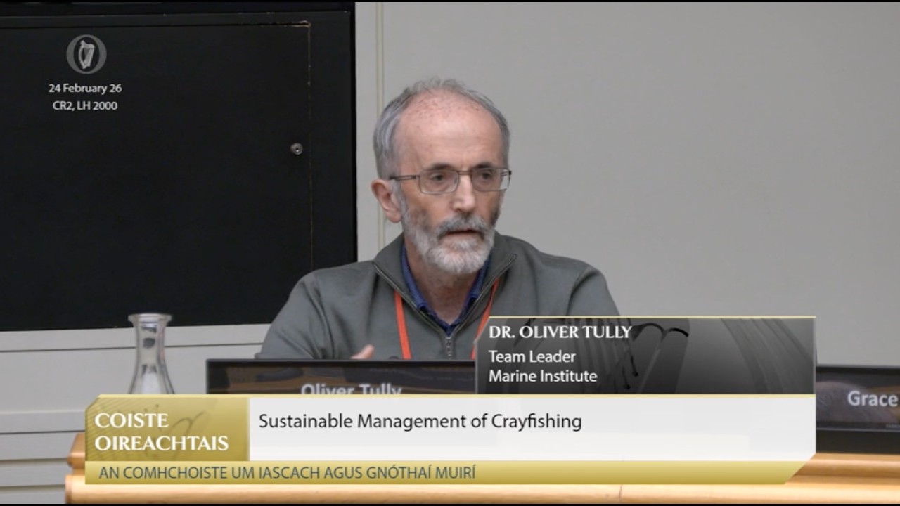 Joint Committee on Fisheries and Maritime Affairs. Topic: Sustainable Management of Crayfishing