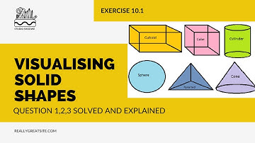 Ex.10.1 (Q.1,2,3) Chapter:10 Visualising Solid Shapes | Ncert Maths Class 8 | Cbse.