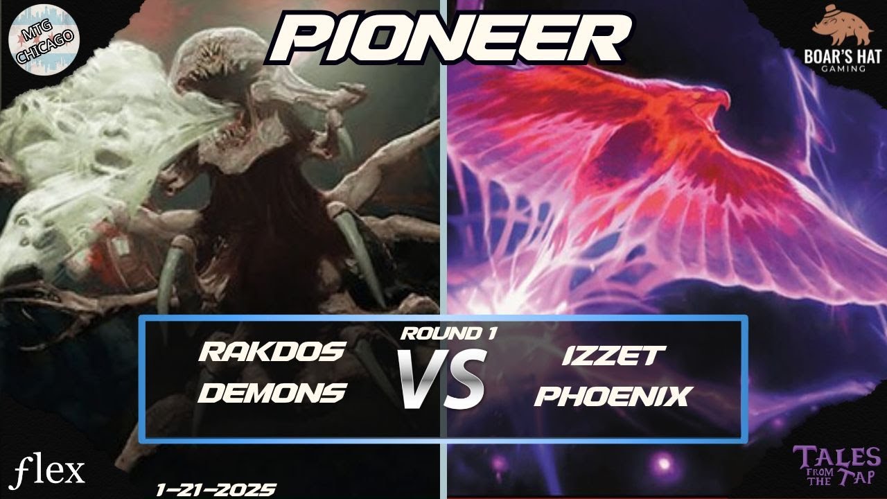 Rakdos Demons VS Izzet Phoenix [MTG Pioneer Round 1] - YouTube
