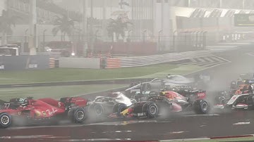 F1 2020 - Crash in Bahrain Rain Race Replay (xbox one)