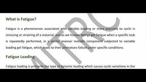 6ME4-04, Lecture - 1, DME-II, Fatigue Consideration in Design (U1) by Arun K. Singh