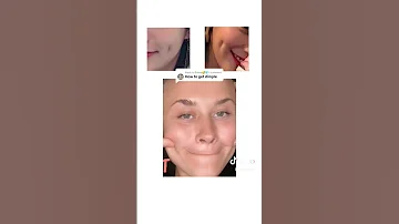 كيف تساوي غمازات من خلال مساج 
