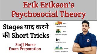 Erik Erikson Psychosocial Theory with Short Tricks
