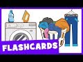 Learn Laundry Room Vocabulary | Talking Flashcards