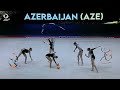 Azerbaijan - 2023 Rhythmic European Champions, 3 ribbons and 2 balls