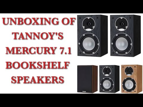 Tannoy mercury 7.1 UNBOXING | tannoy bookshelf speakers | best