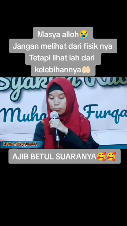 Ustadzah Rizky Jumiati || Qori'ah Internasional Ini Ajib Betul Merdu Suaranya