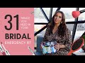 31 Things You NEED in Your Bridal Emergency Kit | Jadee McGowan & Pink Book Weddings