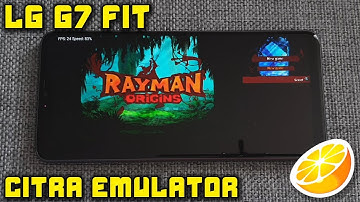 LG G7 Fit (Snapdragon 821) - Rayman Origins - Official Citra Emulator - Test