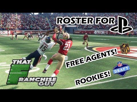 Get 2018 Rookies & Free Agents in Madden 18 With "REAL2018" Roster |  PS4 & XBox One