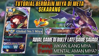 SAVAGE MIYA! TUTORIAL CARA MAKE MIYA DIMETA SEKARANG! EMBLEM DAN BUILD REKOMENDASI! - MLBB