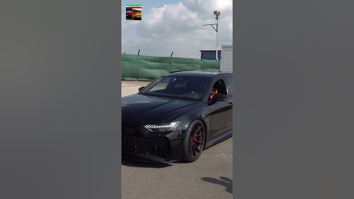 CRAZY Black Audi RS6 Acceleration (825HP)
