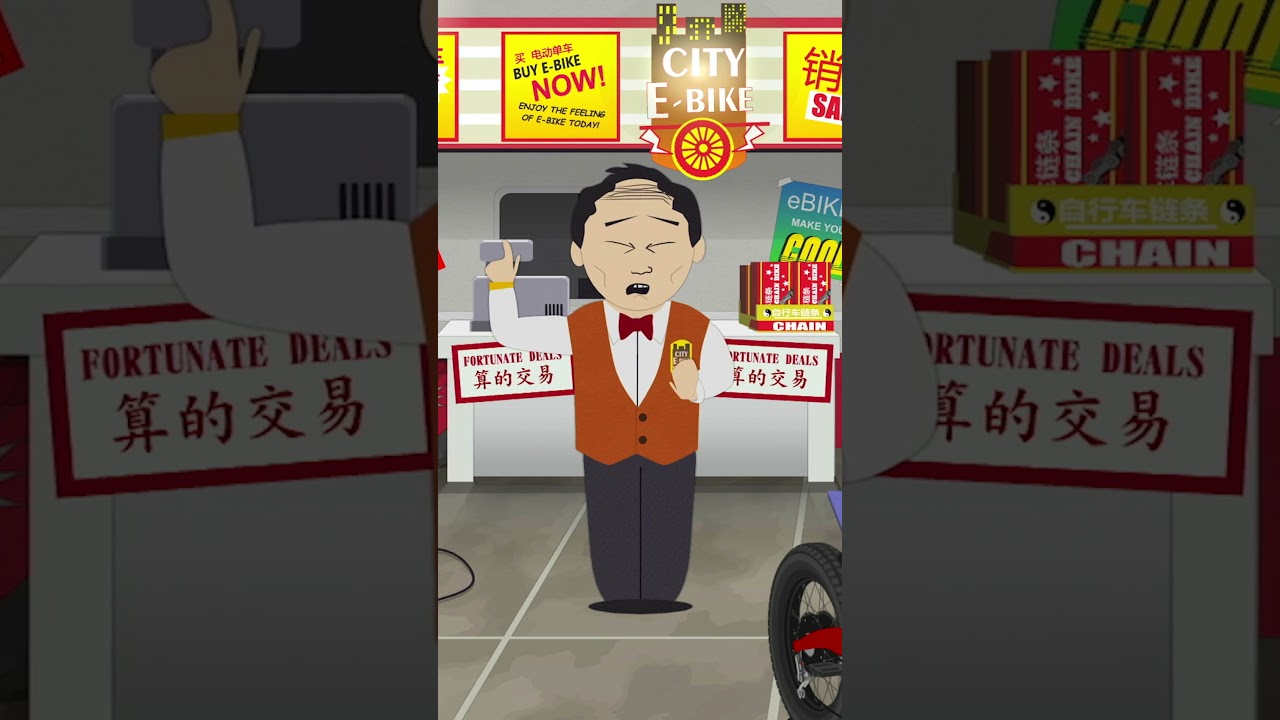 Stan, Kyle, and Kenny are the only kids in South America without e-bikes until...