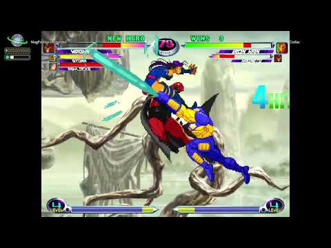 MvC2: Codiac - Iron Man Ambiguous Crossup 11F 185% Sequence in 4 sec .:6.22.25:.