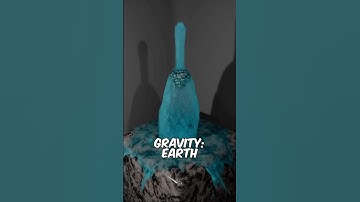 02 February 2025 3D liquid 🌊 simulation in reverse effect #satisfying #3danimation #blender