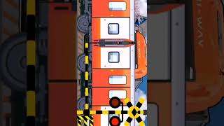 幼児向け【トラックと踏切 】はたらくくるま / Truck and train railroad crossing animation #ふみきり #電車 #こども動画 #のりものあつまれ #知育