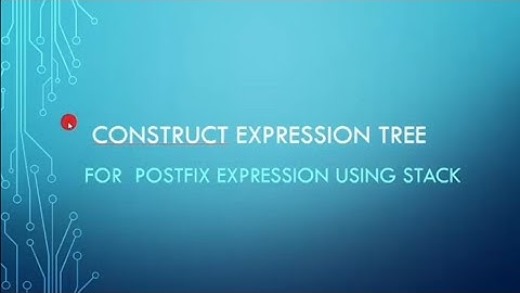 data structures trees- expression trees in tamil