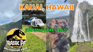 Hawaii, Kauai Helicopter Tour Over Napali Coast | Exclusive Landing at Jurassic Park Falls