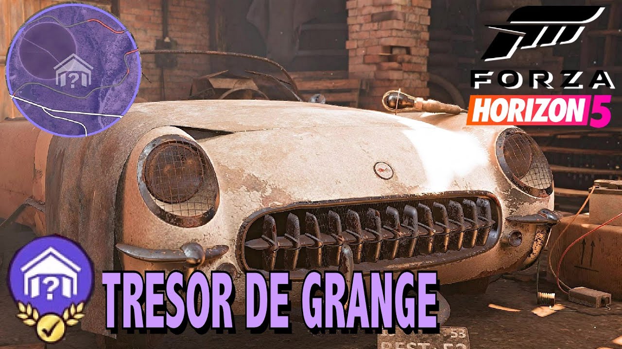 FORZA HORIZON 5: TRÉSOR DE GRANGE - OÙ TROUVER LA CHEVROLET CORVETTE