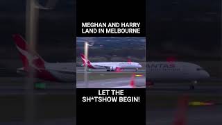 Meghan Markle &amp; Prince Harry LAND in Melbourne 🇦🇺 Faux Royal Tour Begins!