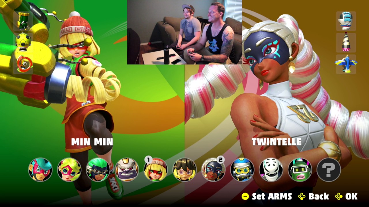 ARMS - 4 Players Split-Screen Combat Gameplay