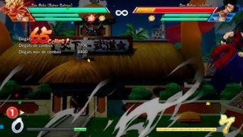 Goku ssj solo spark combo 77% 0 bar